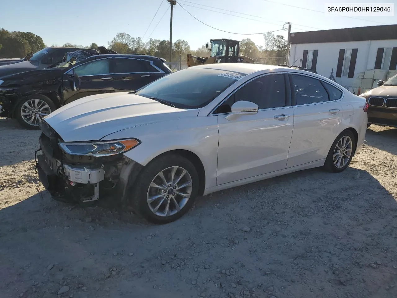 2017 Ford Fusion Se VIN: 3FA6P0HD0HR129046 Lot: 73350544