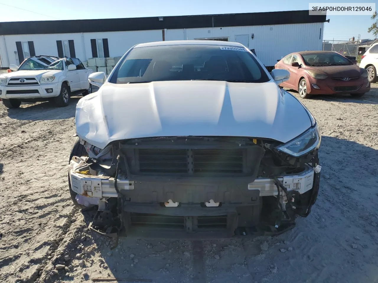 2017 Ford Fusion Se VIN: 3FA6P0HD0HR129046 Lot: 73350544