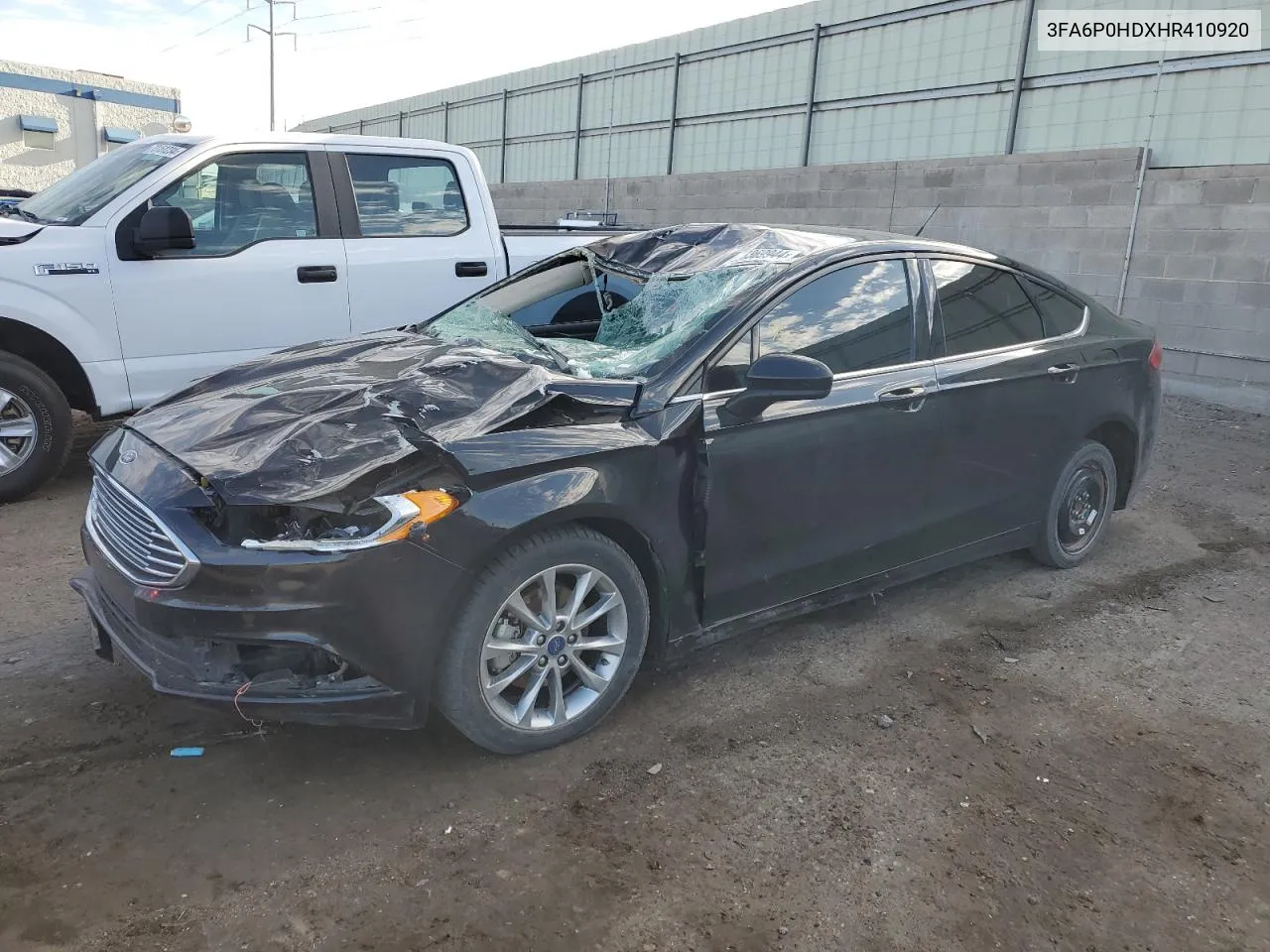 2017 Ford Fusion Se VIN: 3FA6P0HDXHR410920 Lot: 73369944