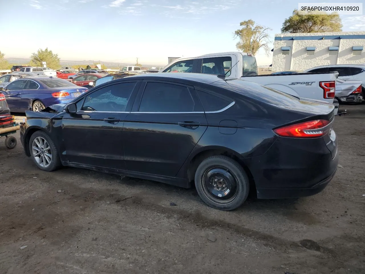 2017 Ford Fusion Se VIN: 3FA6P0HDXHR410920 Lot: 73369944