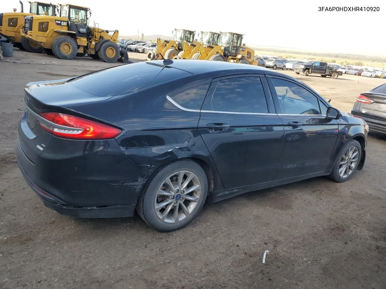 2017 Ford Fusion Se VIN: 3FA6P0HDXHR410920 Lot: 73369944