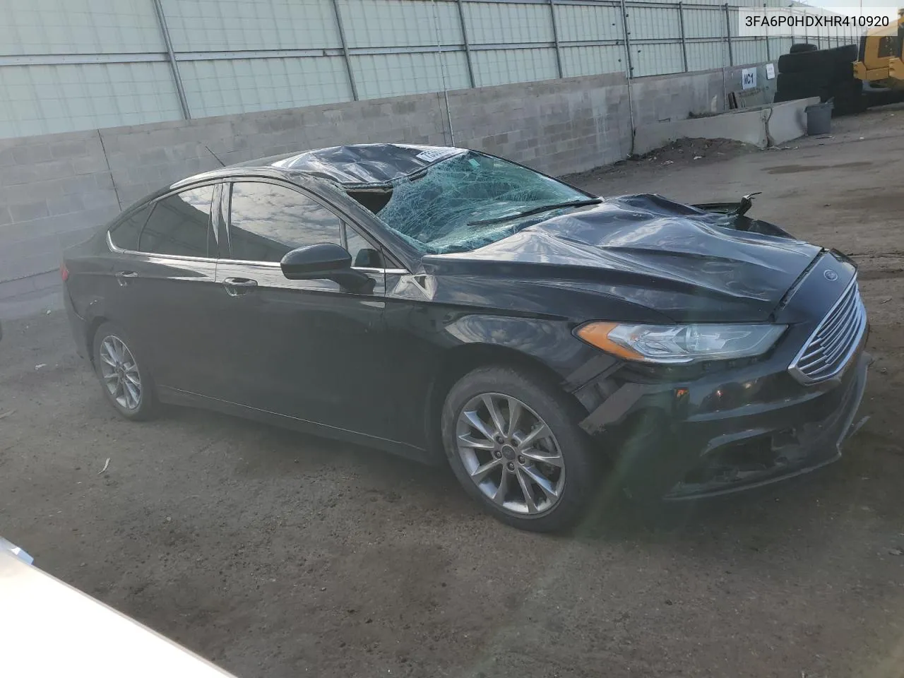 2017 Ford Fusion Se VIN: 3FA6P0HDXHR410920 Lot: 73369944