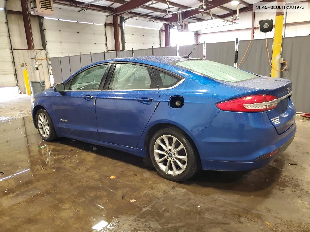 2017 Ford Fusion Se Hybrid VIN: 3FA6P0LU8HR384972 Lot: 73657274