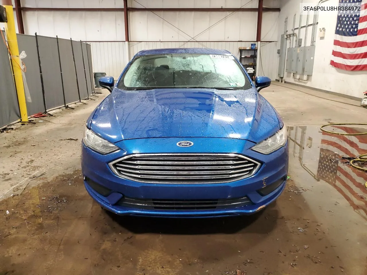 2017 Ford Fusion Se Hybrid VIN: 3FA6P0LU8HR384972 Lot: 73657274