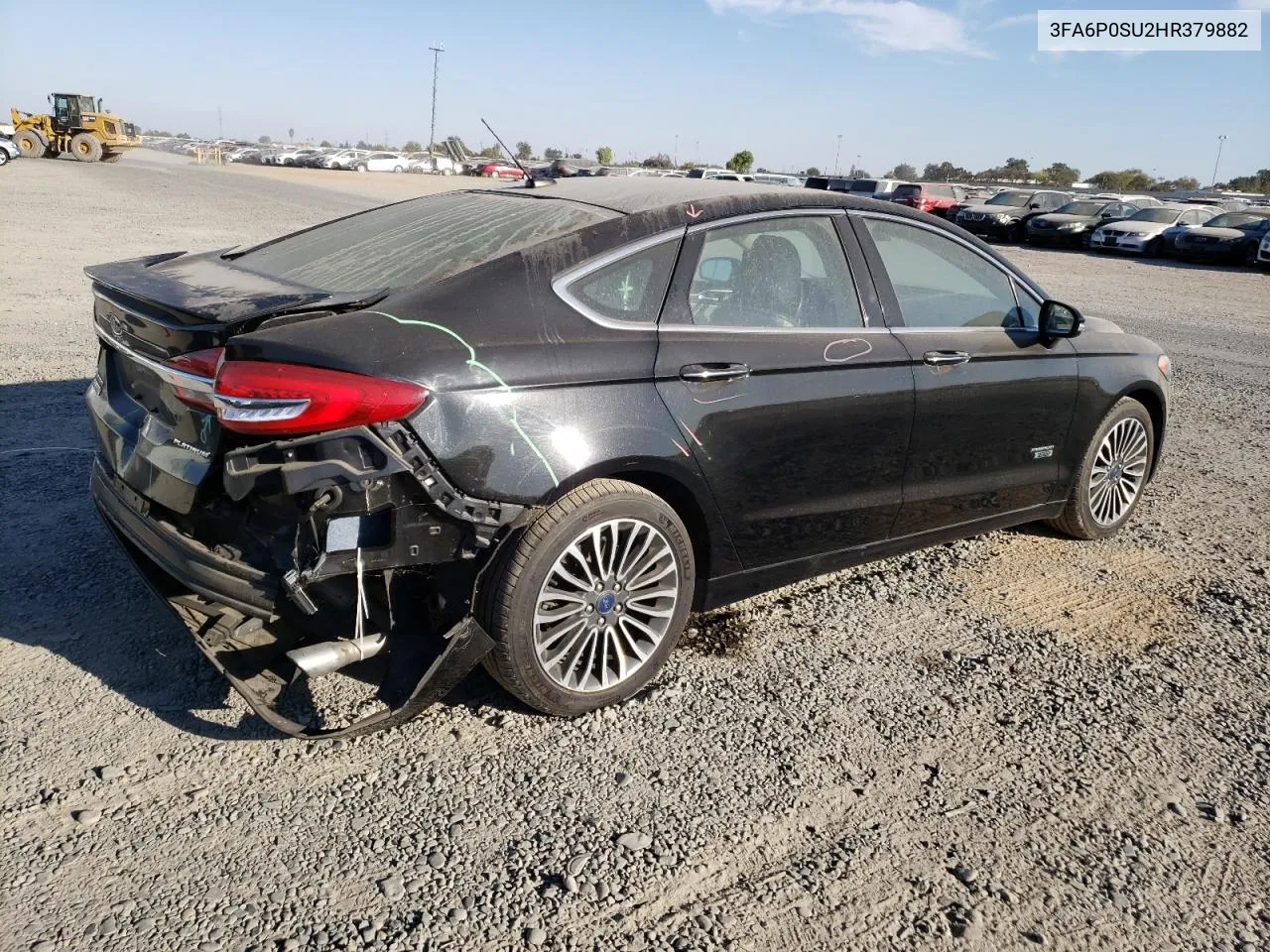 3FA6P0SU2HR379882 2017 Ford Fusion Titanium Phev