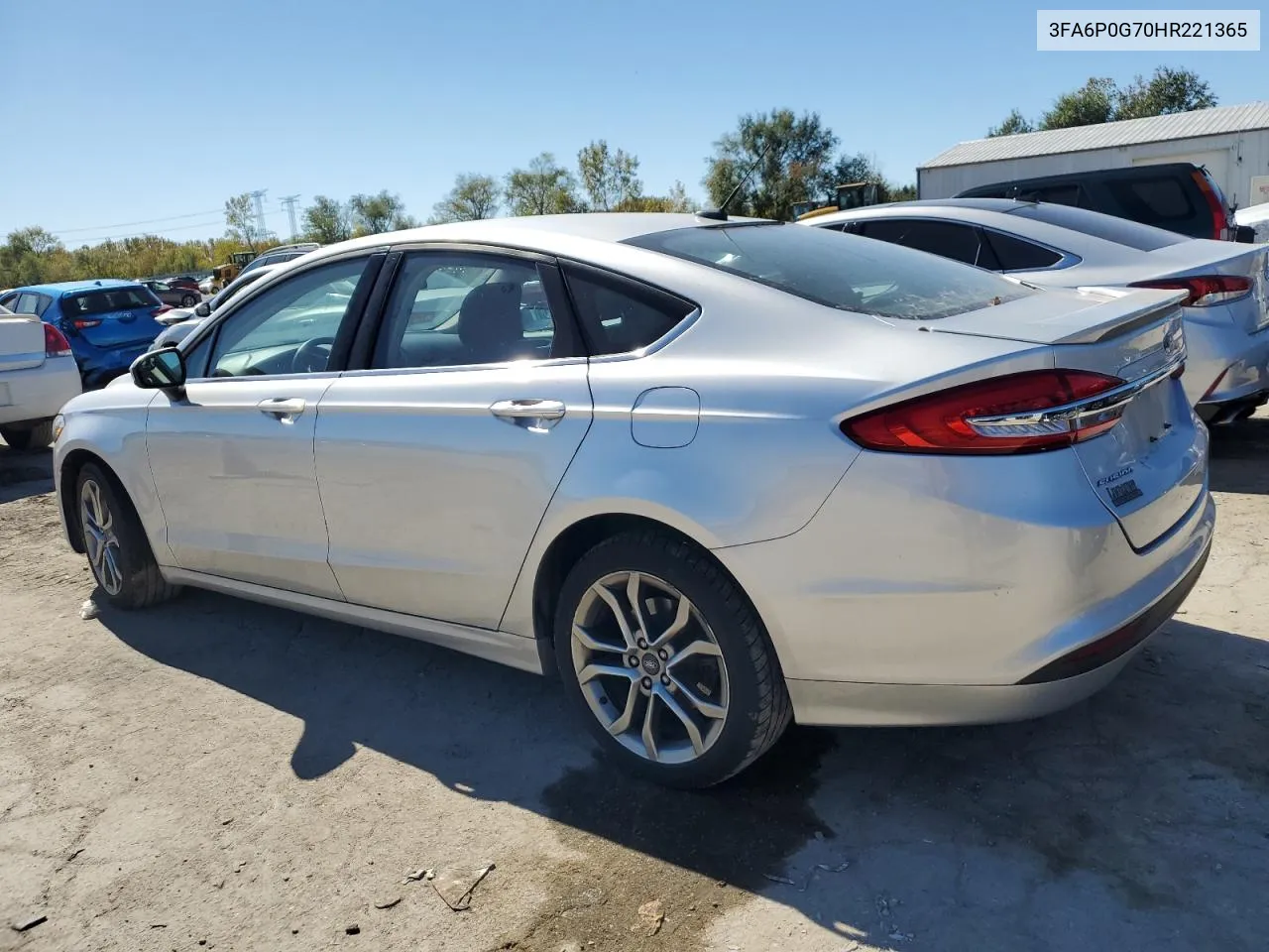 2017 Ford Fusion S VIN: 3FA6P0G70HR221365 Lot: 73993084