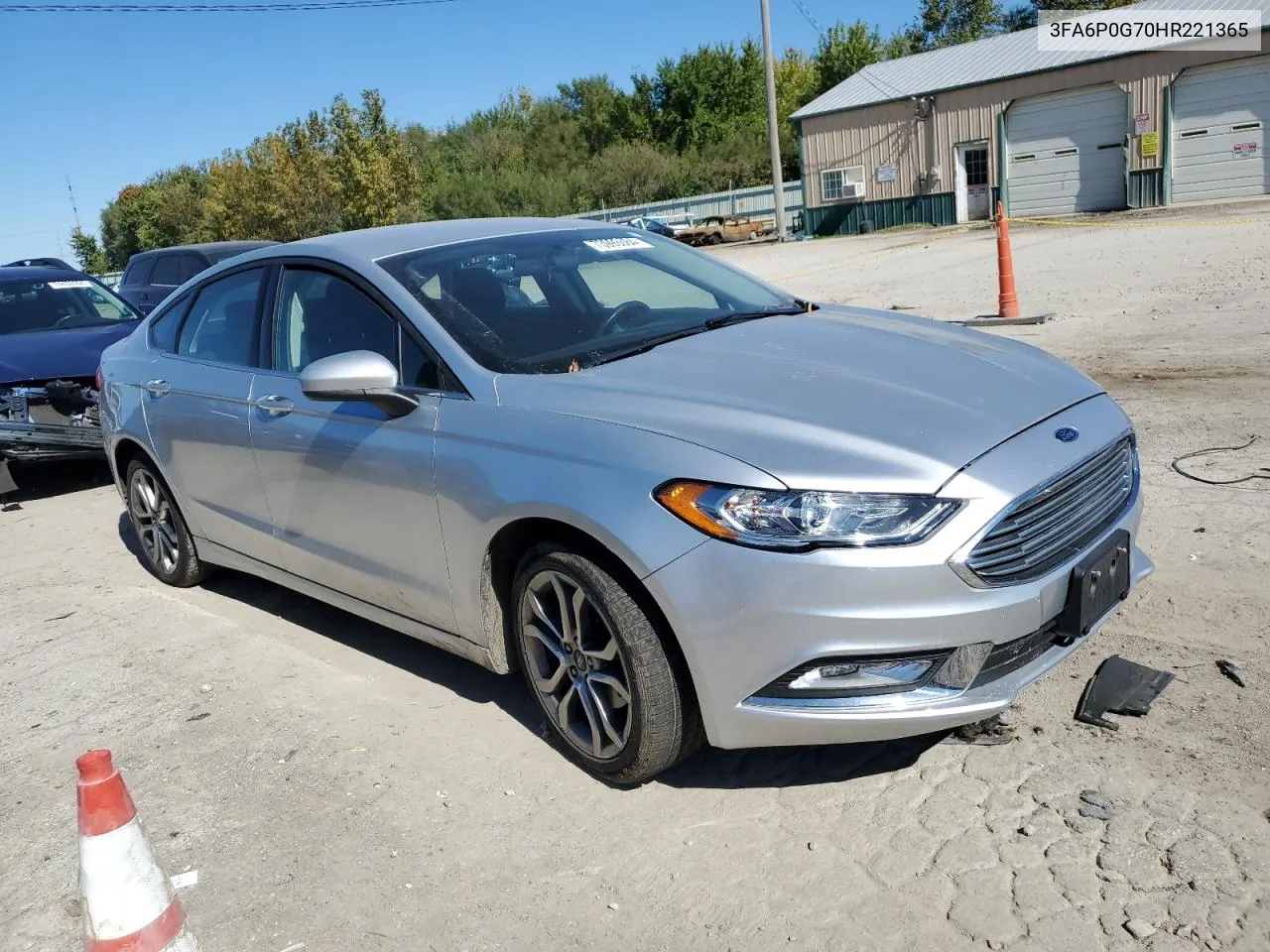 2017 Ford Fusion S VIN: 3FA6P0G70HR221365 Lot: 73993084