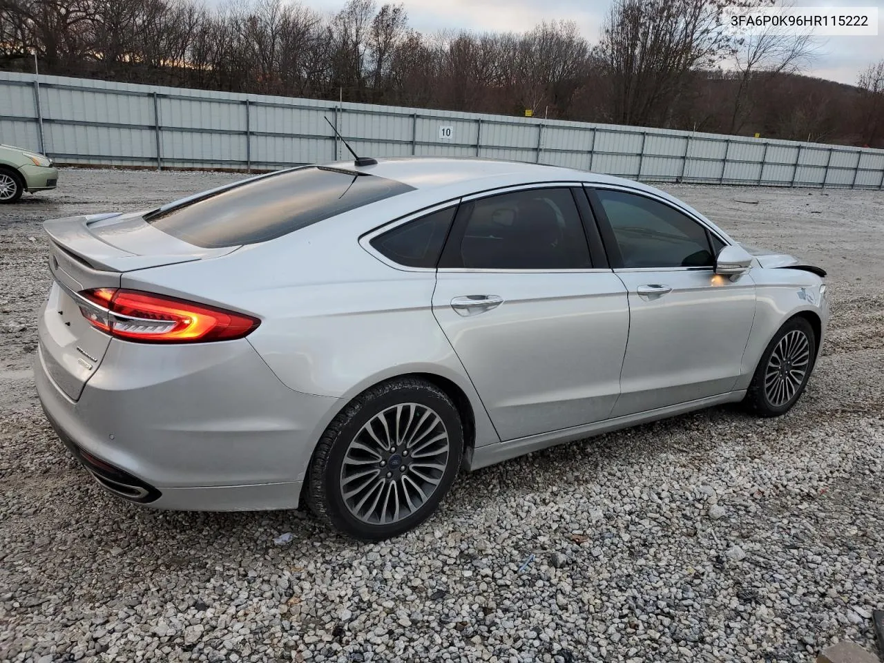 2017 Ford Fusion Titanium VIN: 3FA6P0K96HR115222 Lot: 74212204