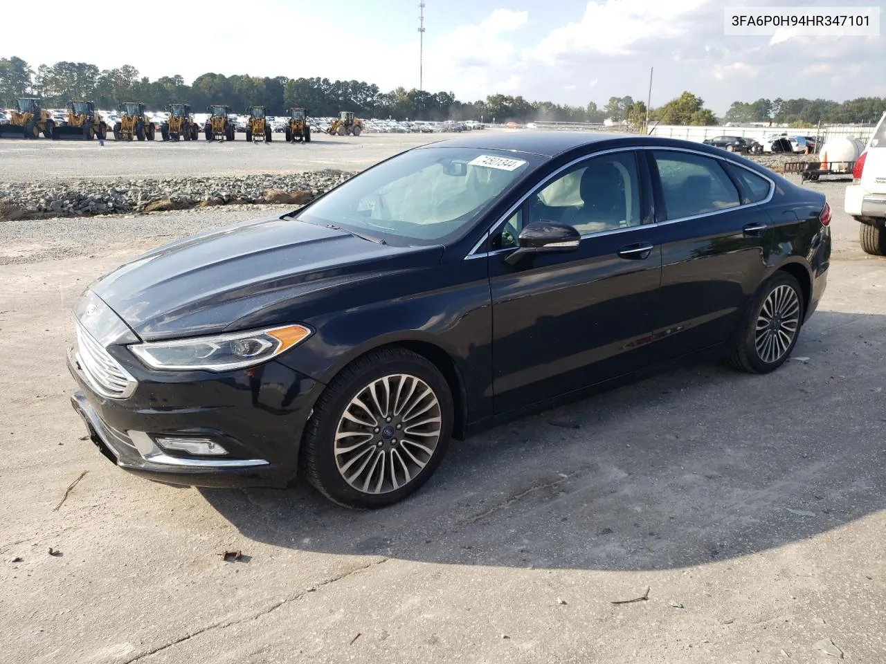 2017 Ford Fusion Se VIN: 3FA6P0H94HR347101 Lot: 74501344