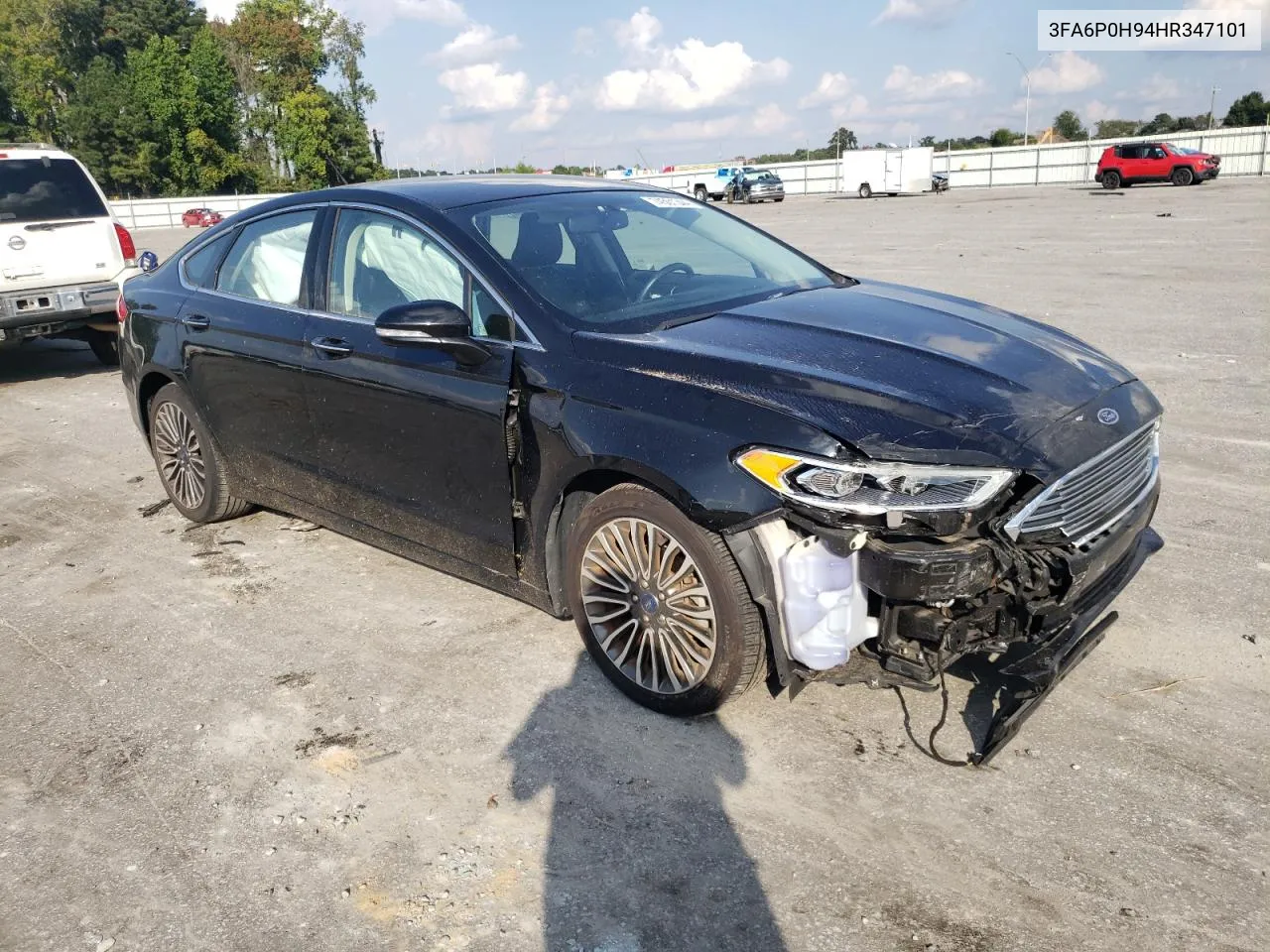 2017 Ford Fusion Se VIN: 3FA6P0H94HR347101 Lot: 74501344