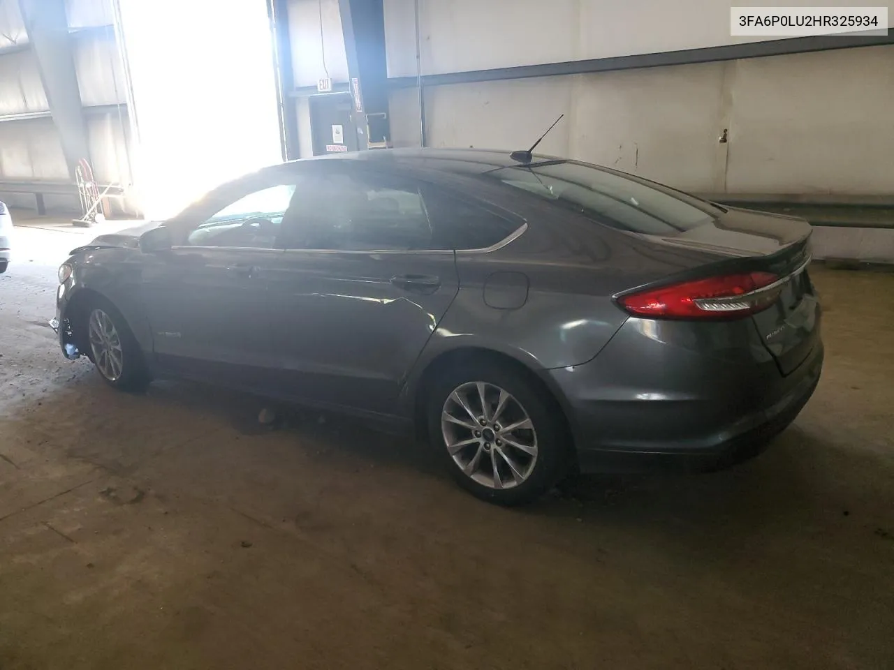 3FA6P0LU2HR325934 2017 Ford Fusion Se Hybrid