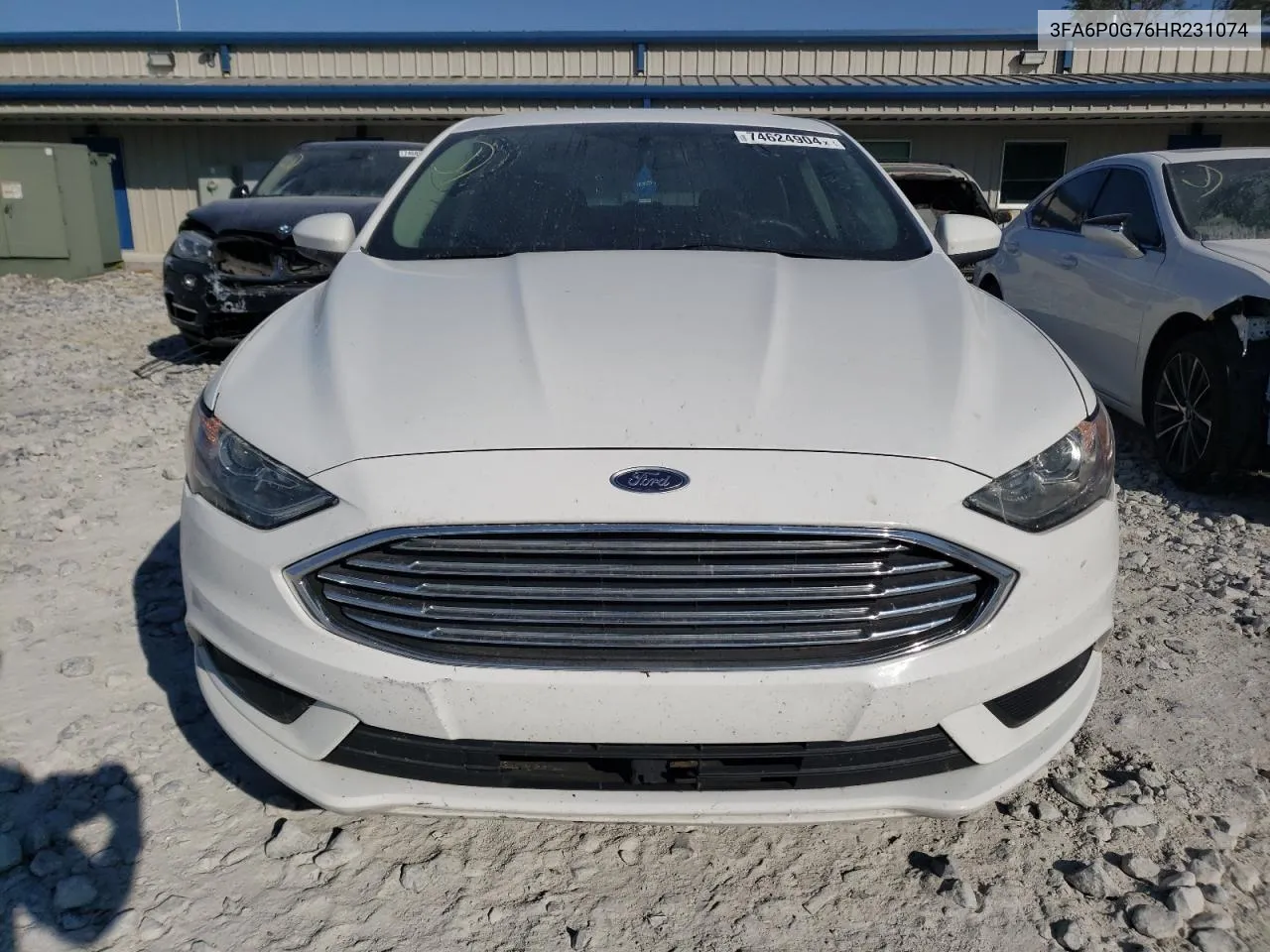 2017 Ford Fusion S VIN: 3FA6P0G76HR231074 Lot: 74624904