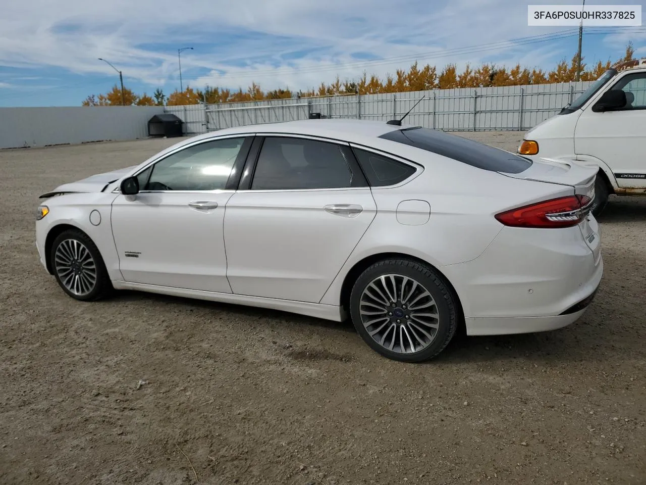 2017 Ford Fusion Titanium Phev VIN: 3FA6P0SU0HR337825 Lot: 74727674