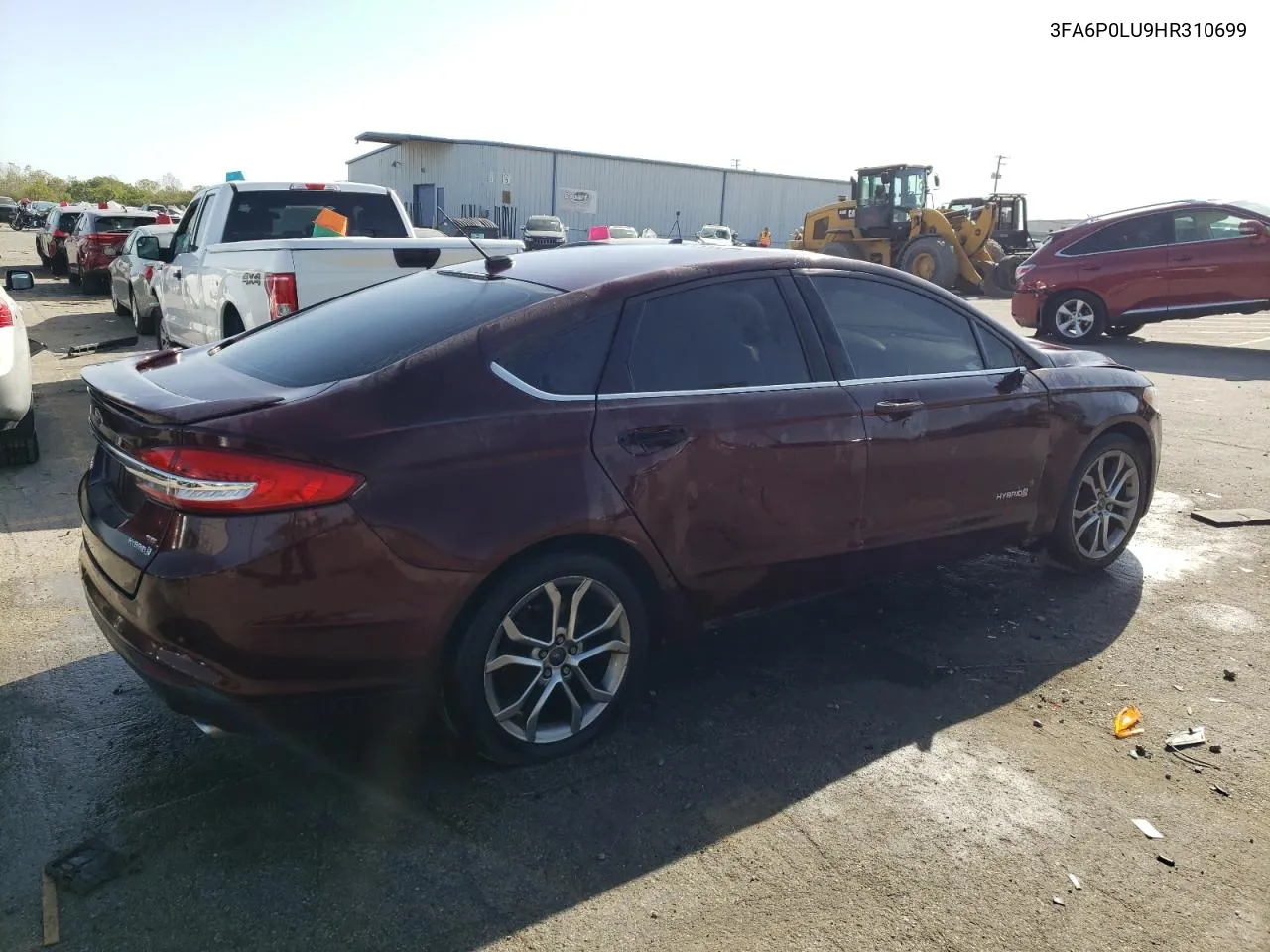 2017 Ford Fusion Se Hybrid VIN: 3FA6P0LU9HR310699 Lot: 74759684