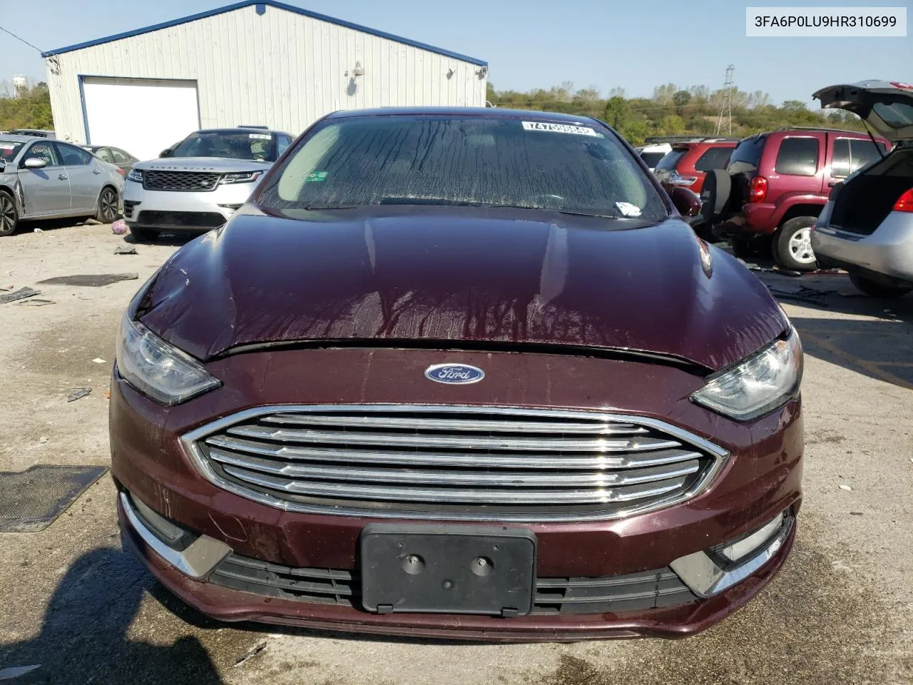 2017 Ford Fusion Se Hybrid VIN: 3FA6P0LU9HR310699 Lot: 74759684