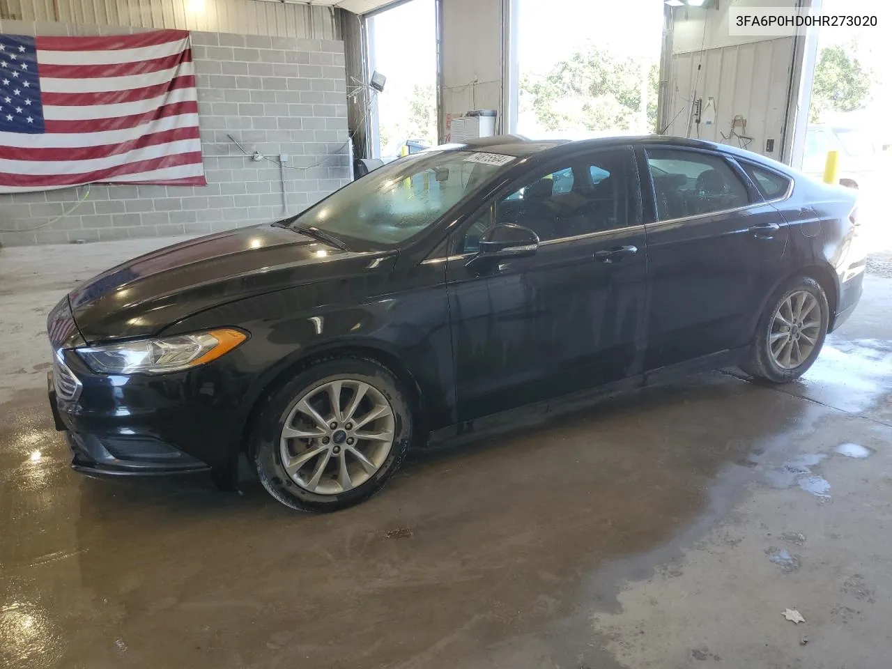 2017 Ford Fusion Se VIN: 3FA6P0HD0HR273020 Lot: 74815504