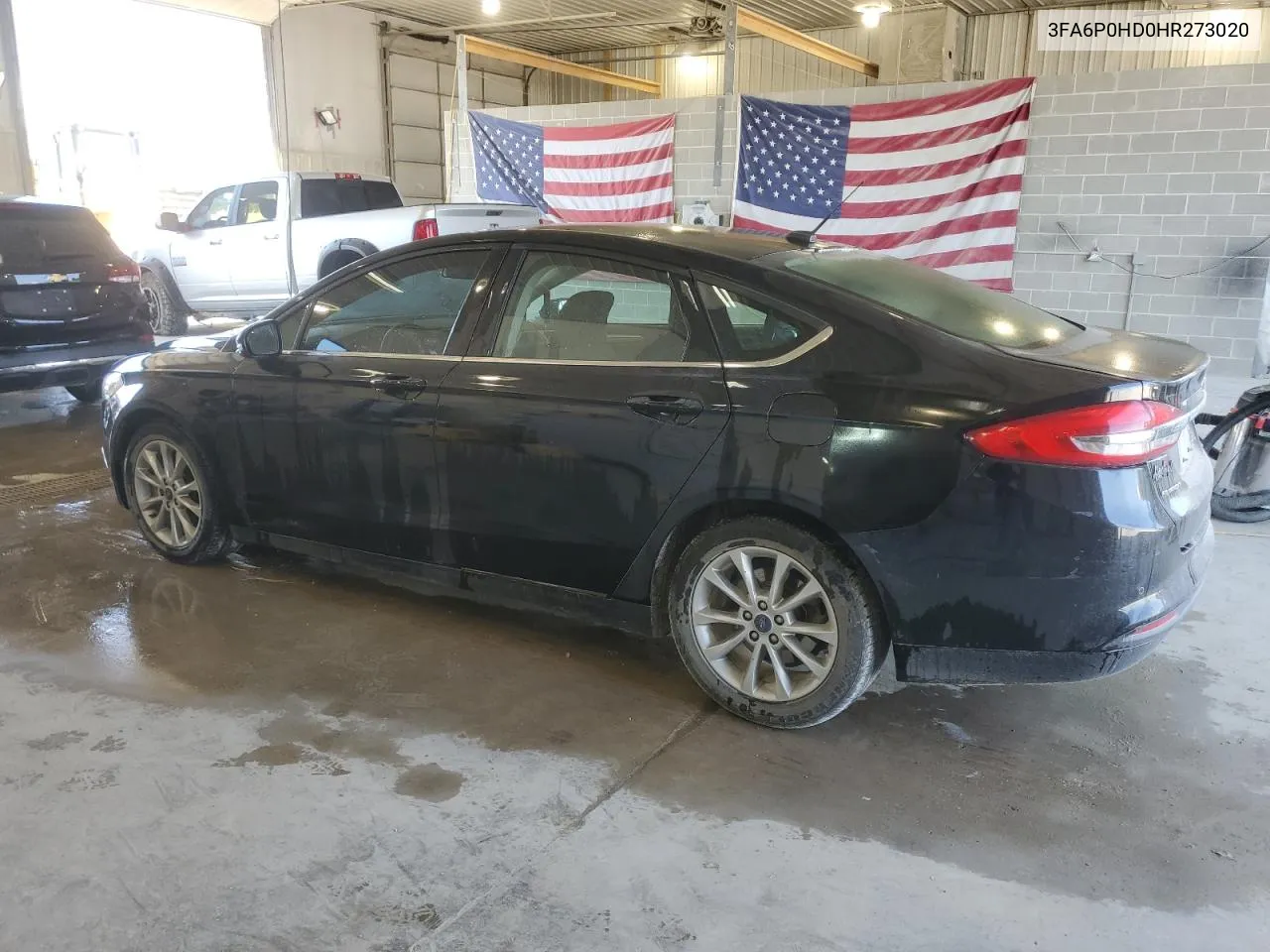 2017 Ford Fusion Se VIN: 3FA6P0HD0HR273020 Lot: 74815504