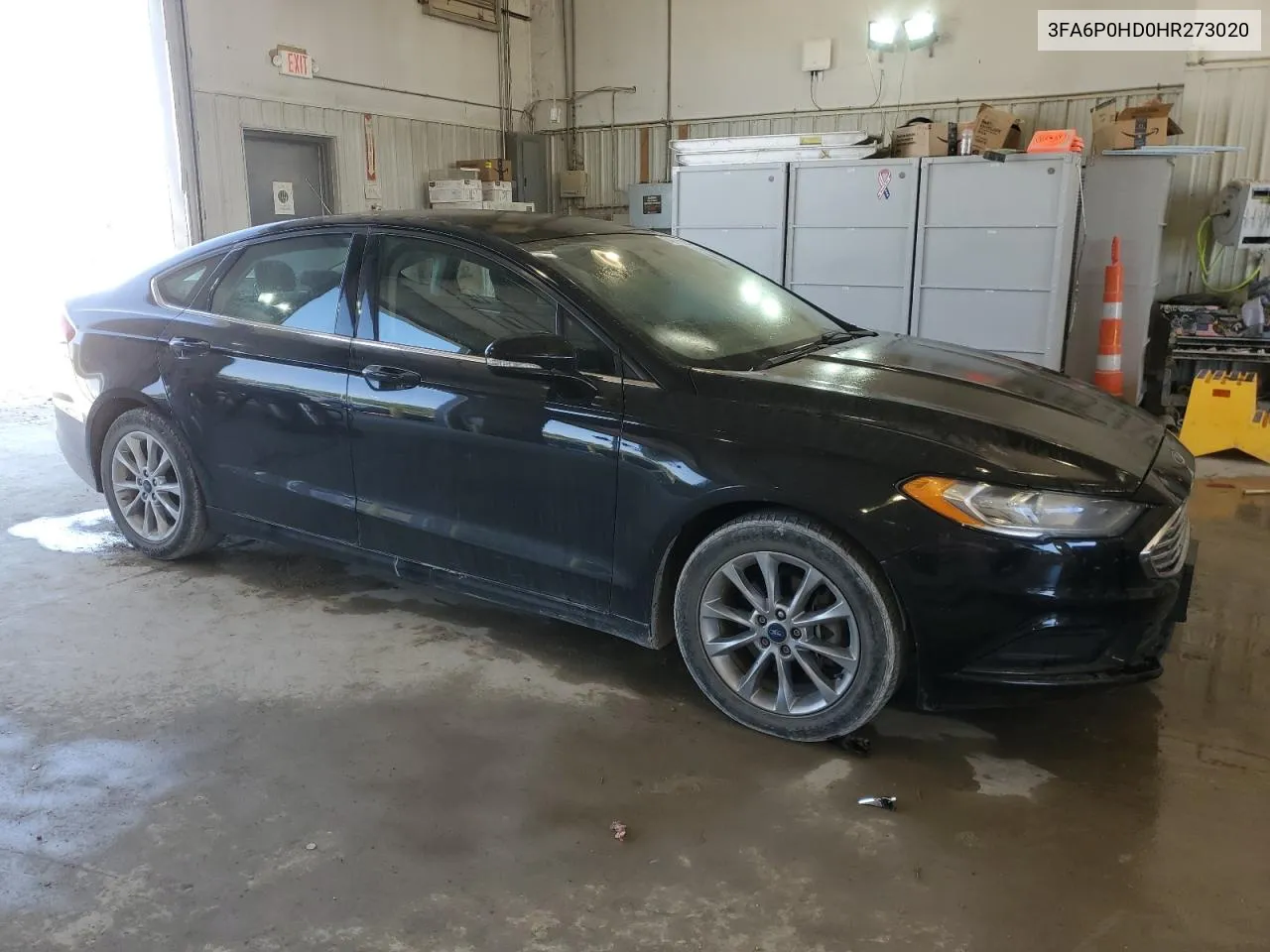 2017 Ford Fusion Se VIN: 3FA6P0HD0HR273020 Lot: 74815504