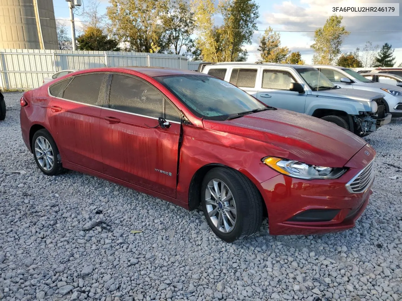 3FA6P0LU2HR246179 2017 Ford Fusion Se Hybrid