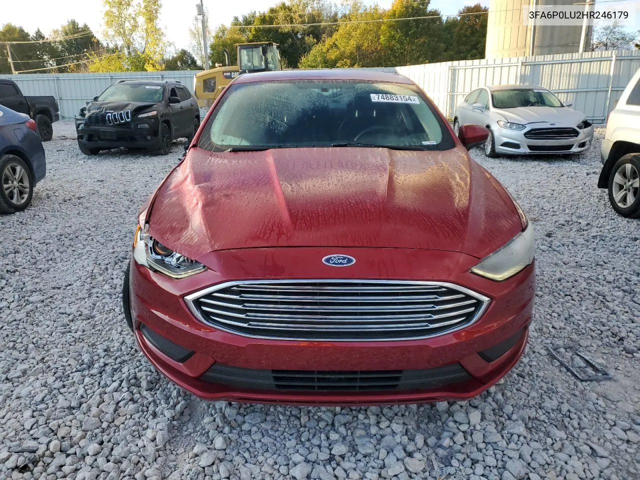 2017 Ford Fusion Se Hybrid VIN: 3FA6P0LU2HR246179 Lot: 74883154