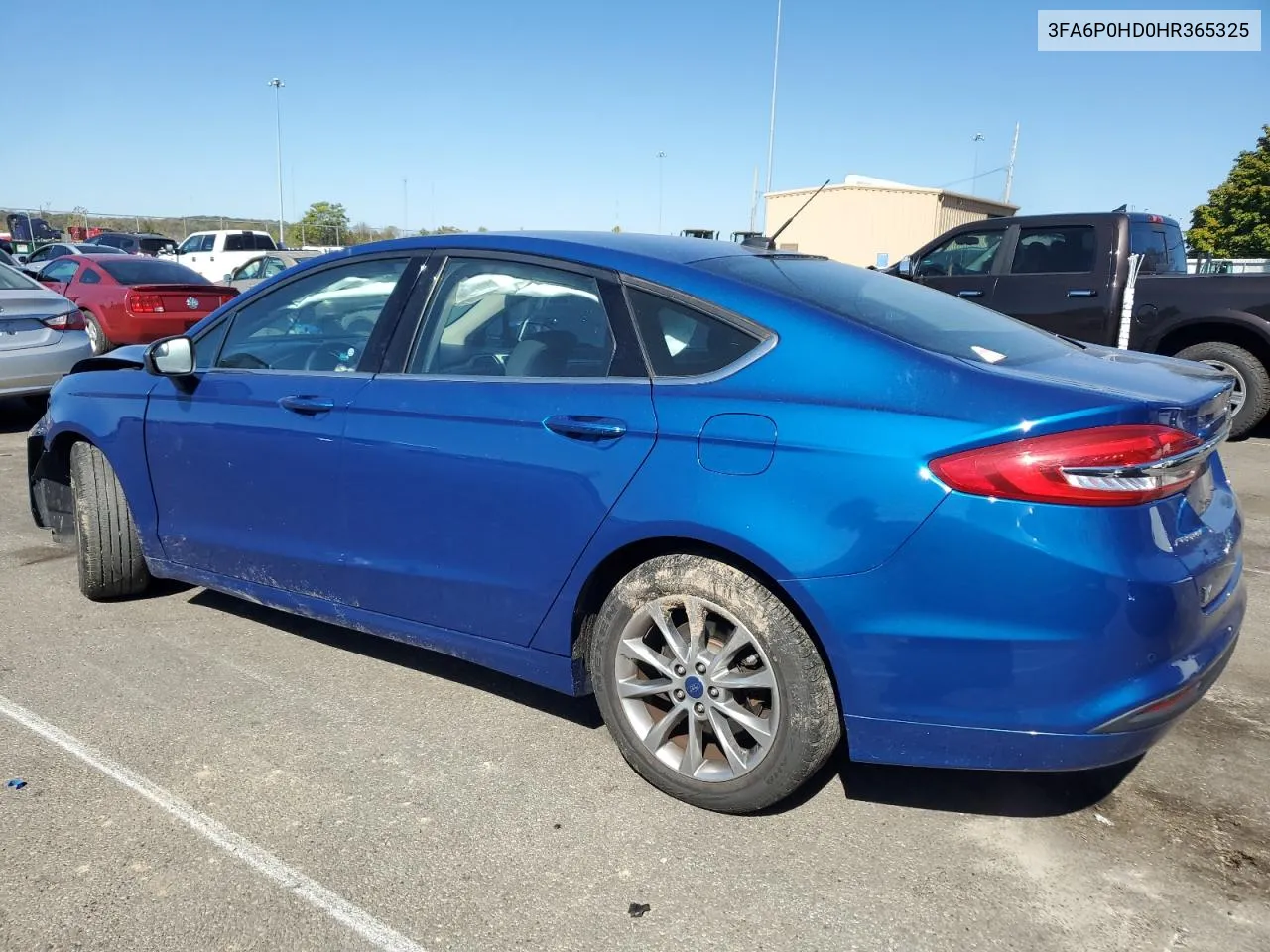 2017 Ford Fusion Se VIN: 3FA6P0HD0HR365325 Lot: 75182434