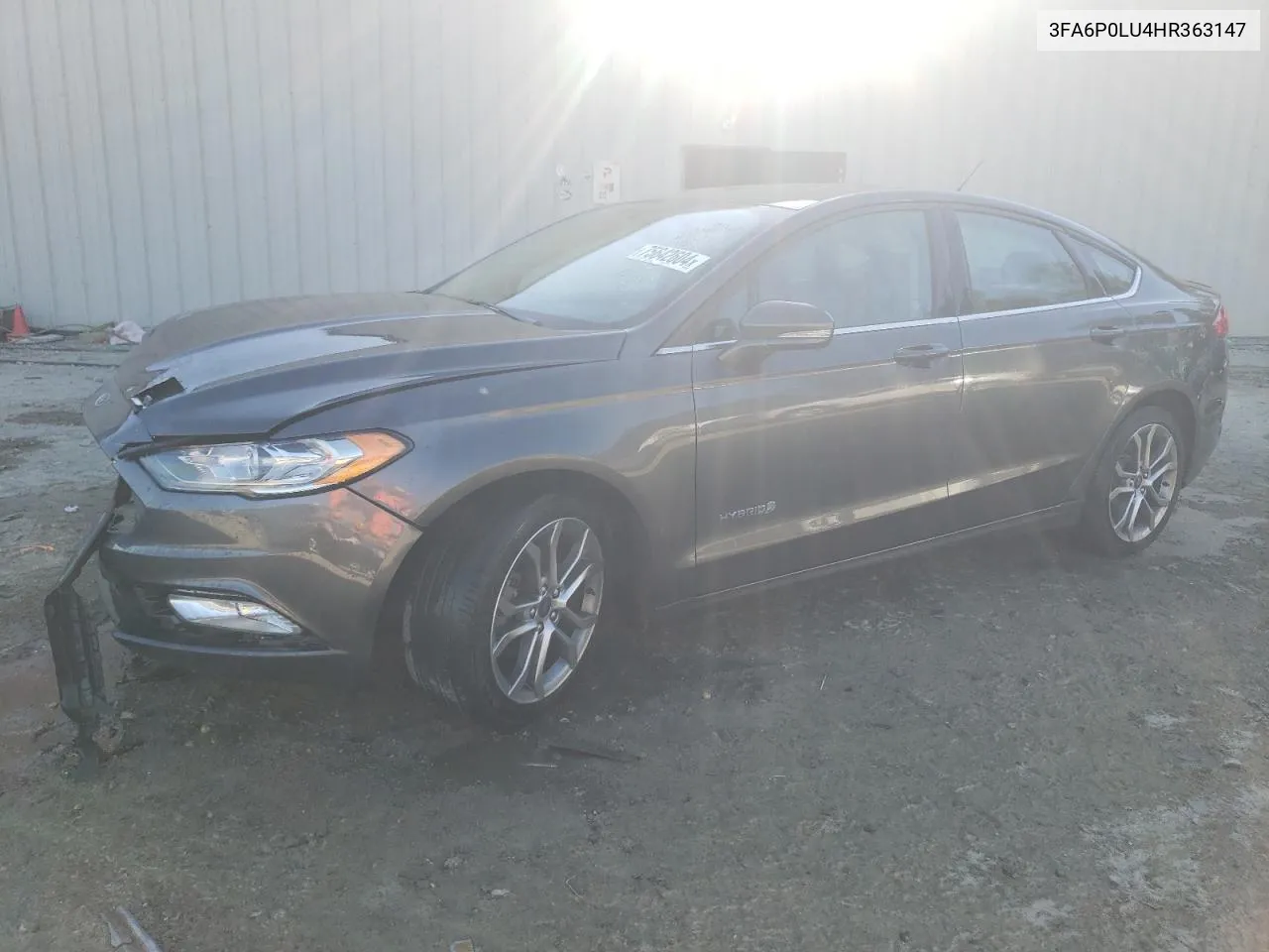 2017 Ford Fusion Se Hybrid VIN: 3FA6P0LU4HR363147 Lot: 75642604