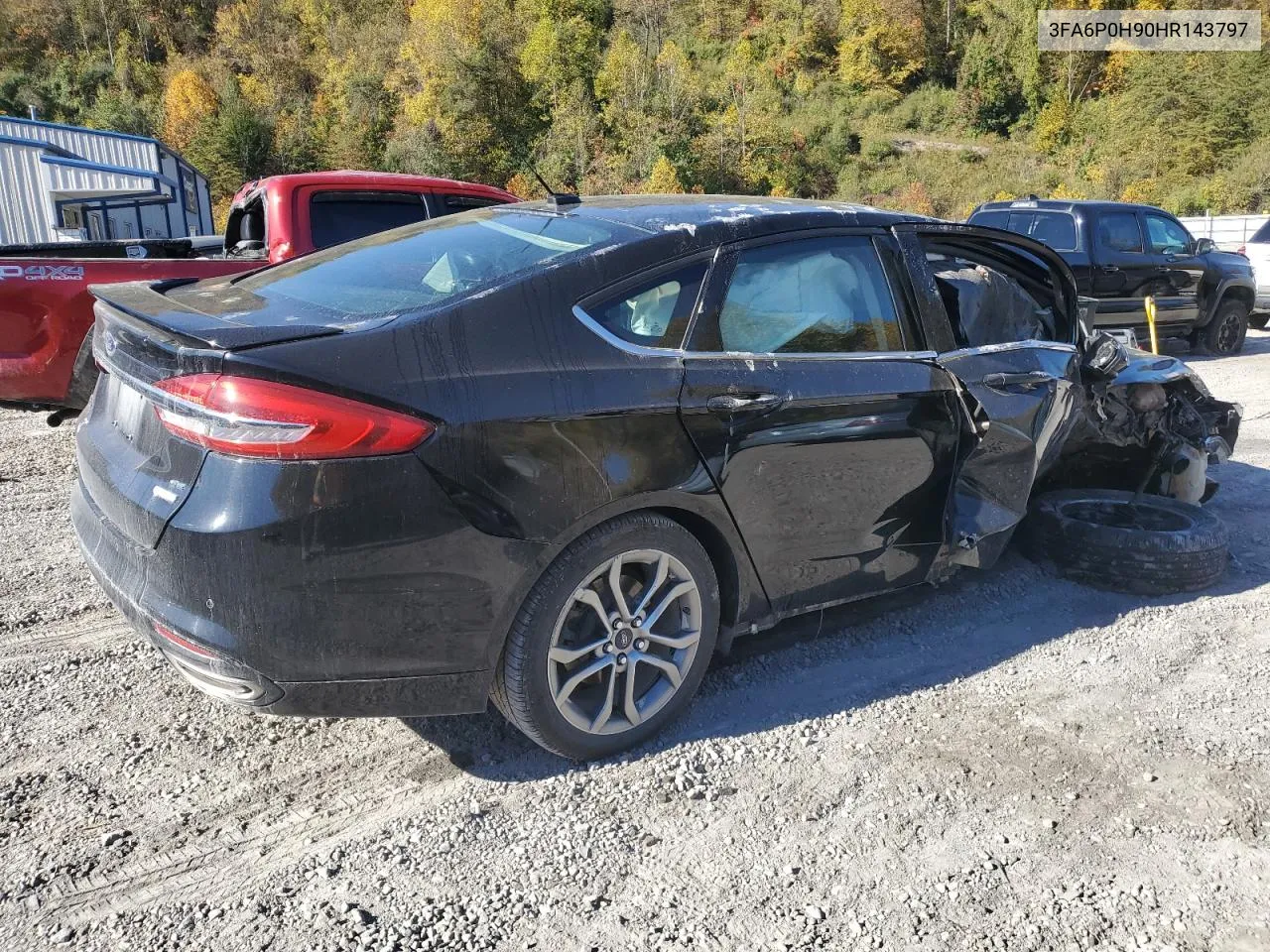 2017 Ford Fusion Se VIN: 3FA6P0H90HR143797 Lot: 76186164