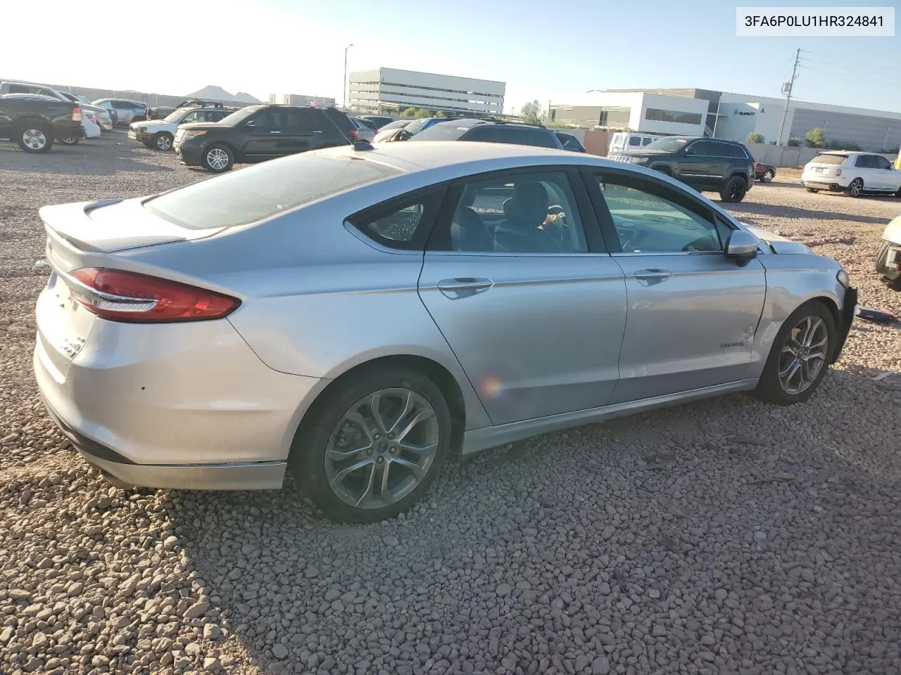 2017 Ford Fusion Se Hybrid VIN: 3FA6P0LU1HR324841 Lot: 76207264