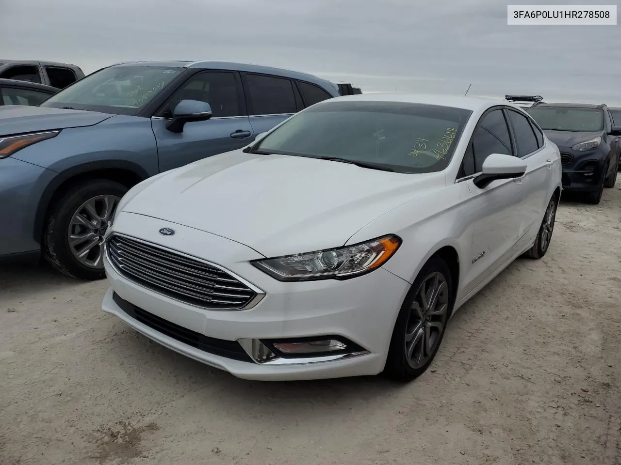 2017 Ford Fusion Se Hybrid VIN: 3FA6P0LU1HR278508 Lot: 76361614