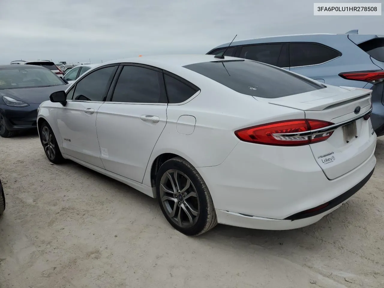 2017 Ford Fusion Se Hybrid VIN: 3FA6P0LU1HR278508 Lot: 76361614