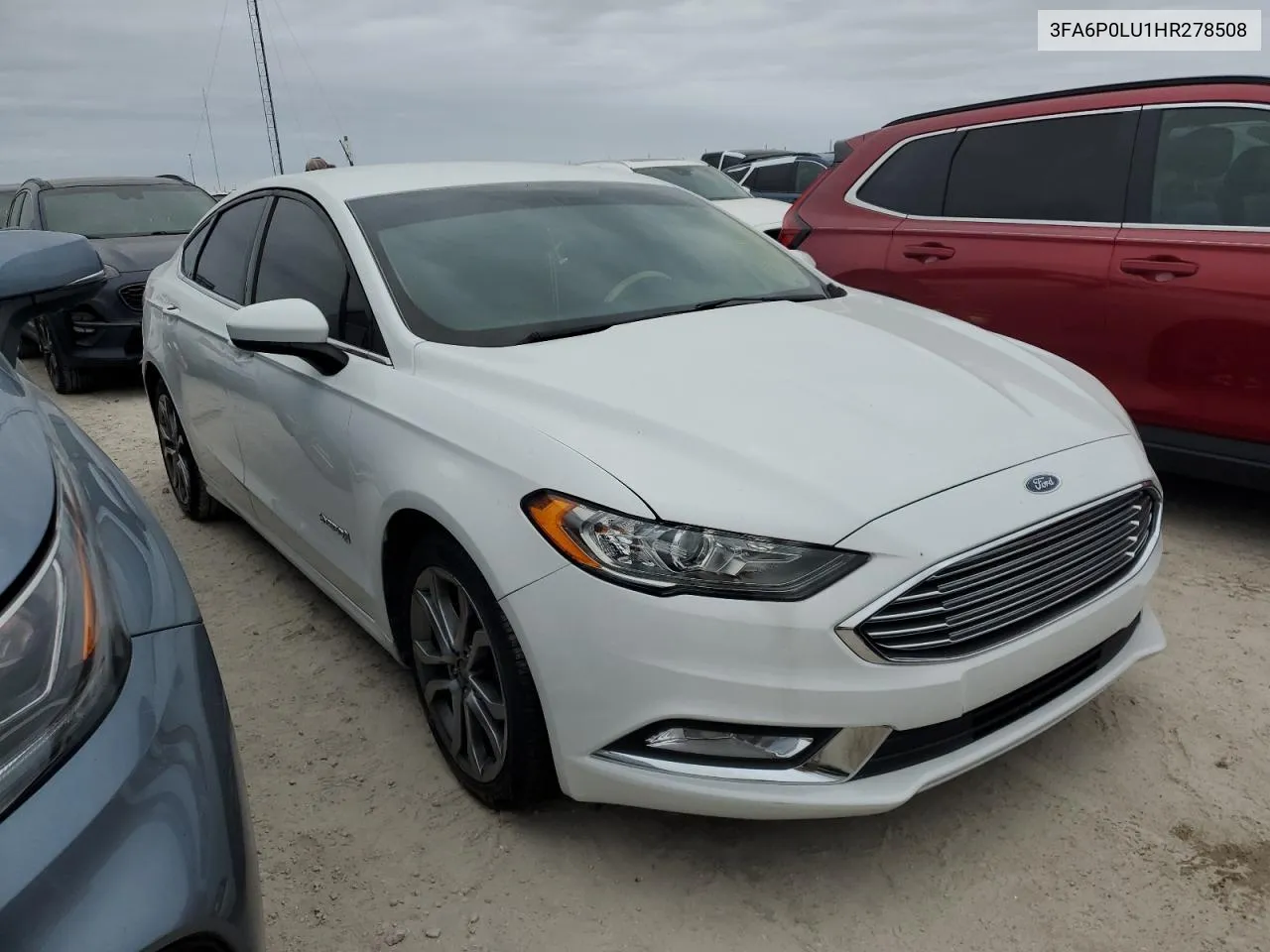 2017 Ford Fusion Se Hybrid VIN: 3FA6P0LU1HR278508 Lot: 76361614