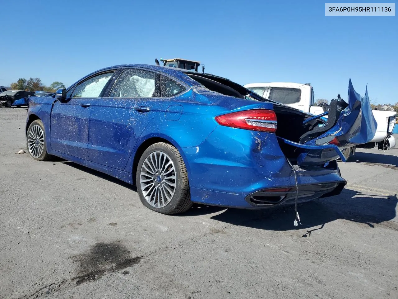 2017 Ford Fusion Se VIN: 3FA6P0H95HR111136 Lot: 76495364