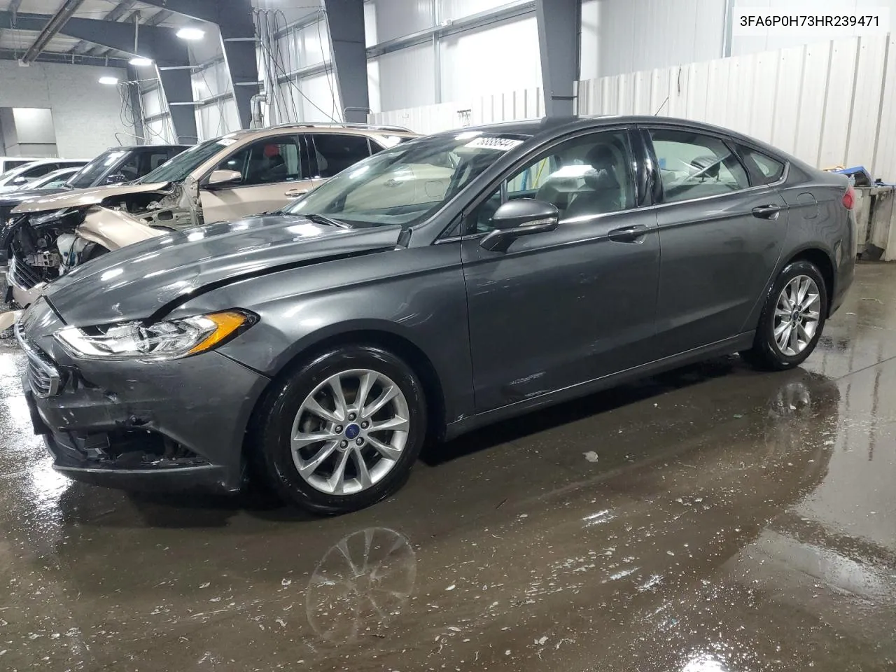 2017 Ford Fusion Se VIN: 3FA6P0H73HR239471 Lot: 76888644