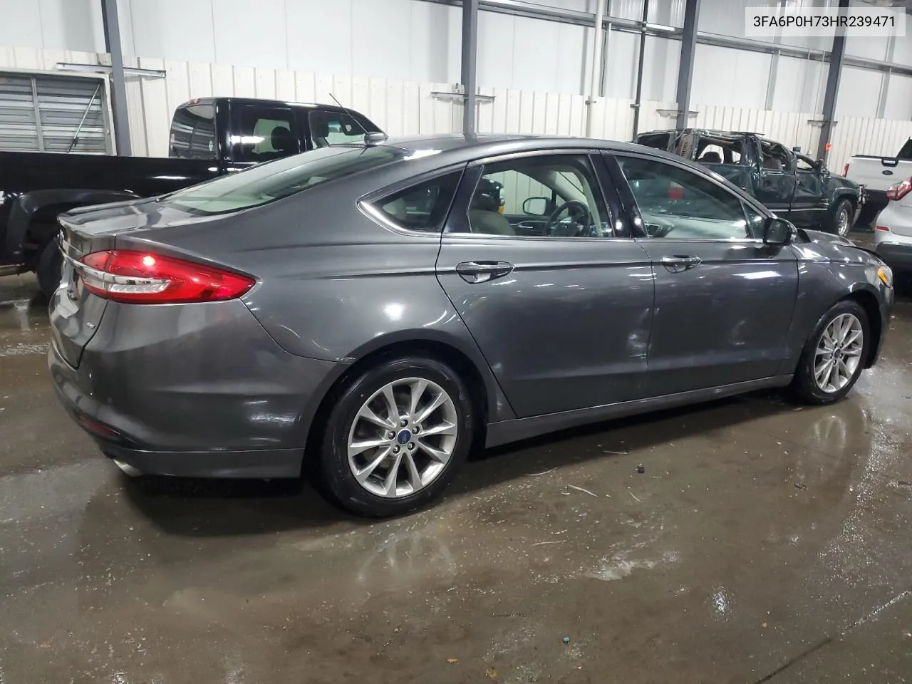 2017 Ford Fusion Se VIN: 3FA6P0H73HR239471 Lot: 76888644