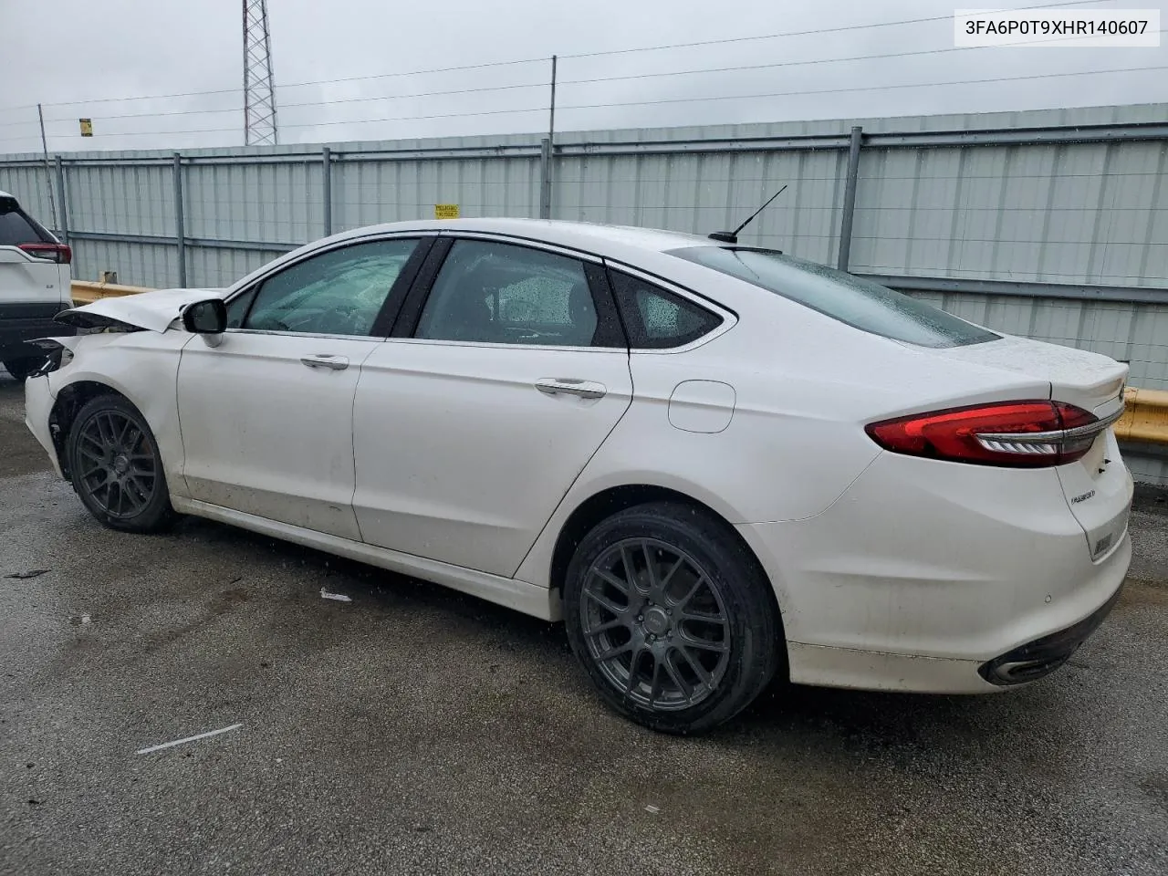 2017 Ford Fusion Se VIN: 3FA6P0T9XHR140607 Lot: 77015284