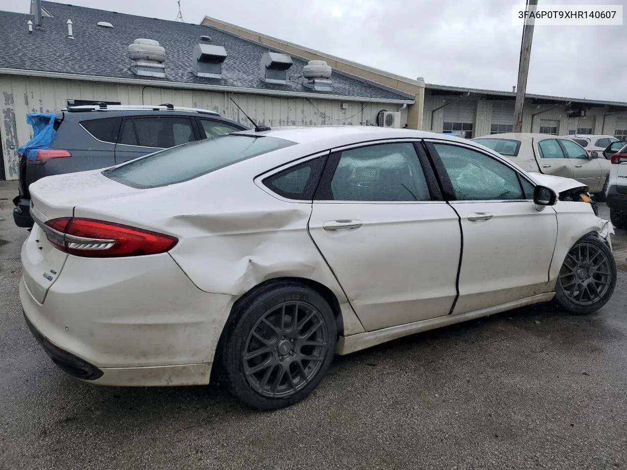 2017 Ford Fusion Se VIN: 3FA6P0T9XHR140607 Lot: 77015284