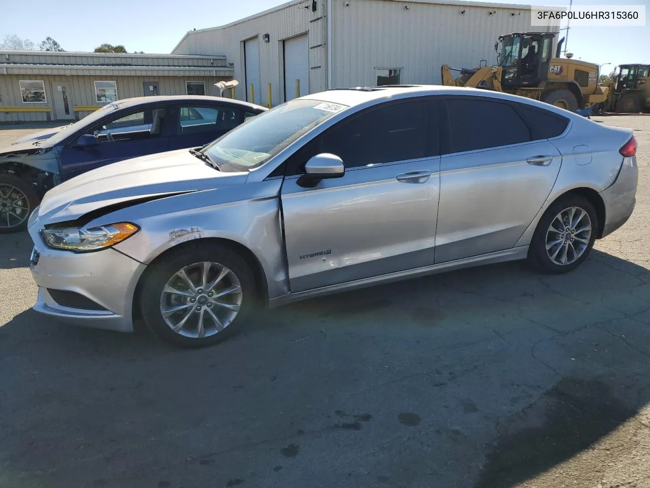 2017 Ford Fusion Se Hybrid VIN: 3FA6P0LU6HR315360 Lot: 77150734