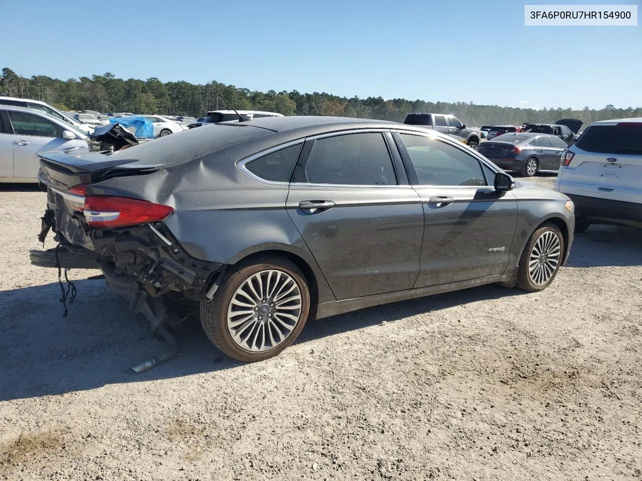 2017 Ford Fusion Titanium Hev VIN: 3FA6P0RU7HR154900 Lot: 77396494