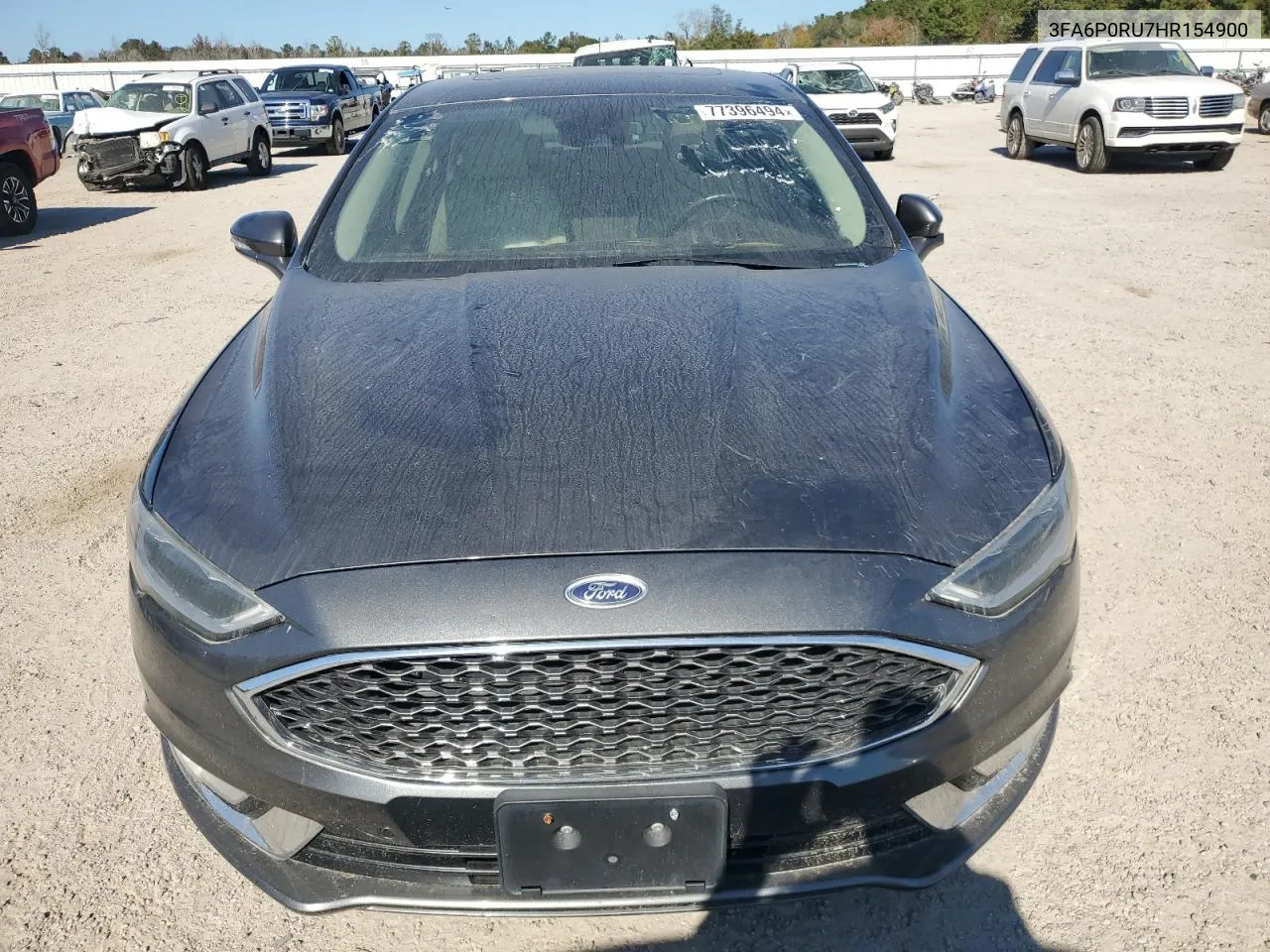 2017 Ford Fusion Titanium Hev VIN: 3FA6P0RU7HR154900 Lot: 77396494