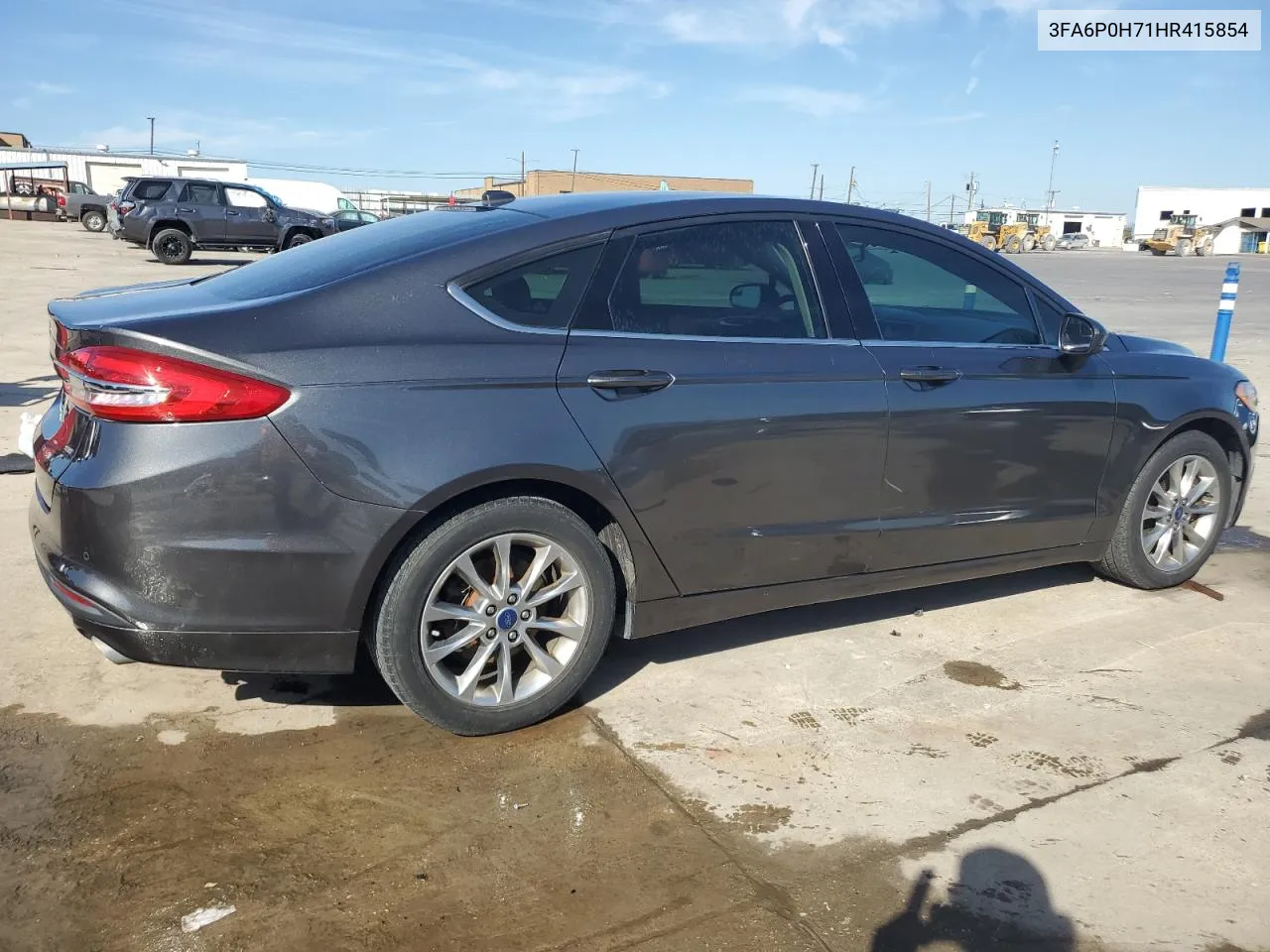 2017 Ford Fusion Se VIN: 3FA6P0H71HR415854 Lot: 77479064