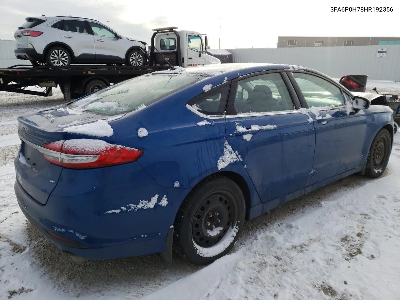 2017 Ford Fusion Se VIN: 3FA6P0H78HR192356 Lot: 77585823