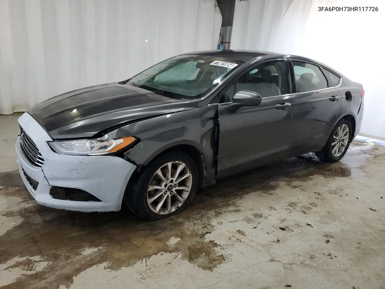 2017 Ford Fusion Se VIN: 3FA6P0H73HR117726 Lot: 77601684