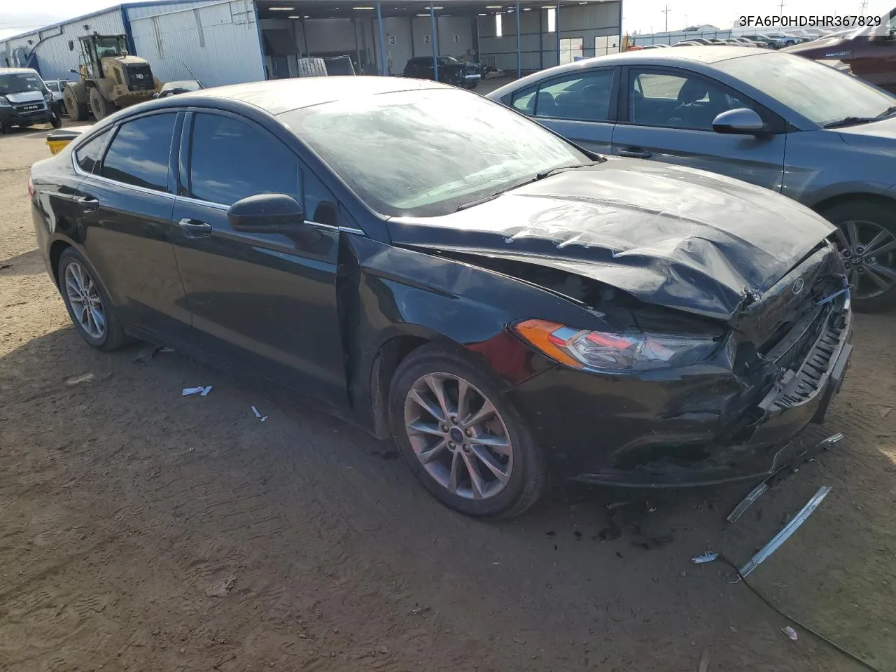 2017 Ford Fusion Se VIN: 3FA6P0HD5HR367829 Lot: 77744704