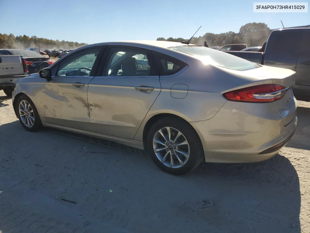 2017 Ford Fusion Se VIN: 3FA6P0H73HR415029 Lot: 77772094