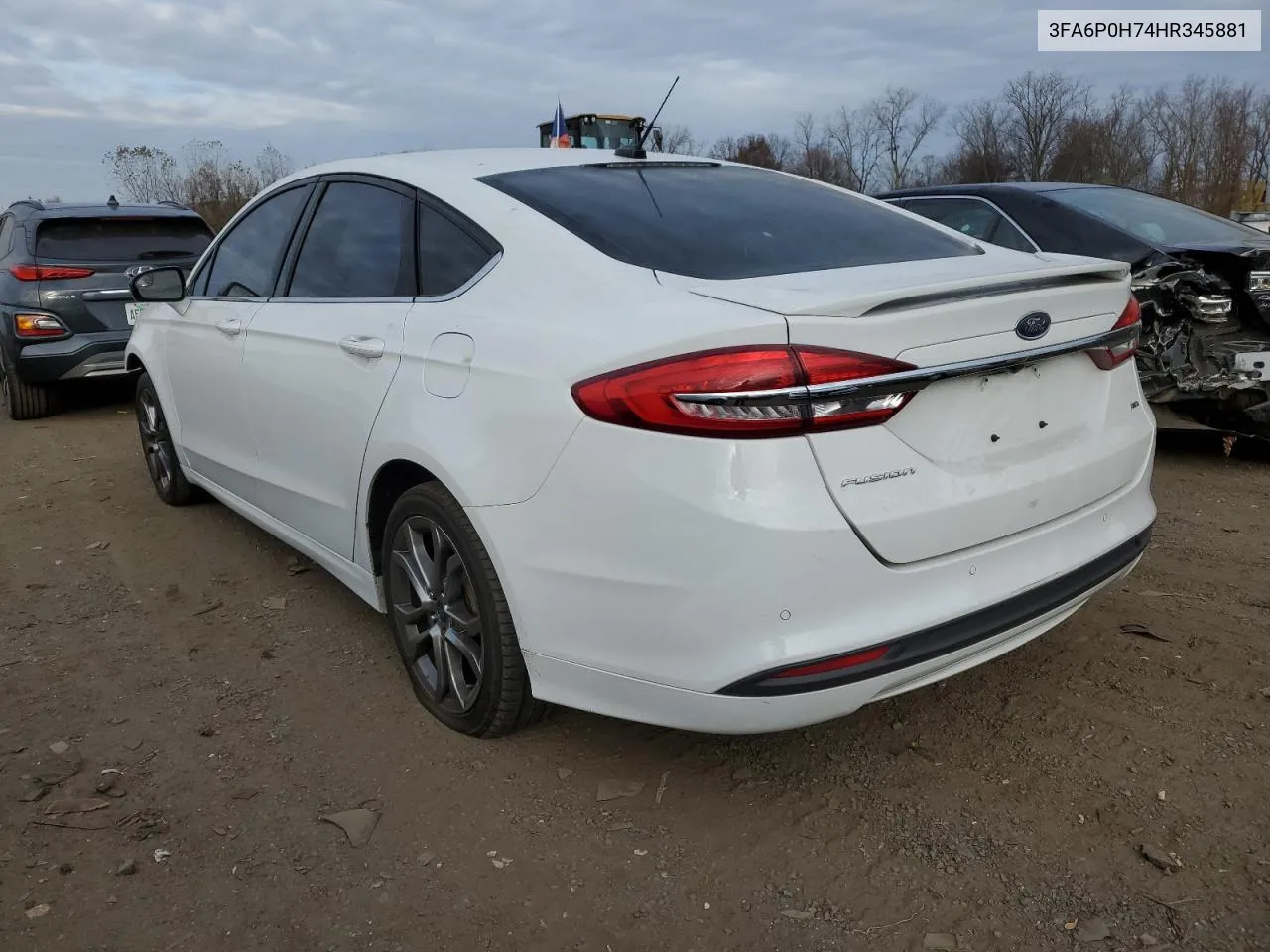 2017 Ford Fusion Se VIN: 3FA6P0H74HR345881 Lot: 77789144