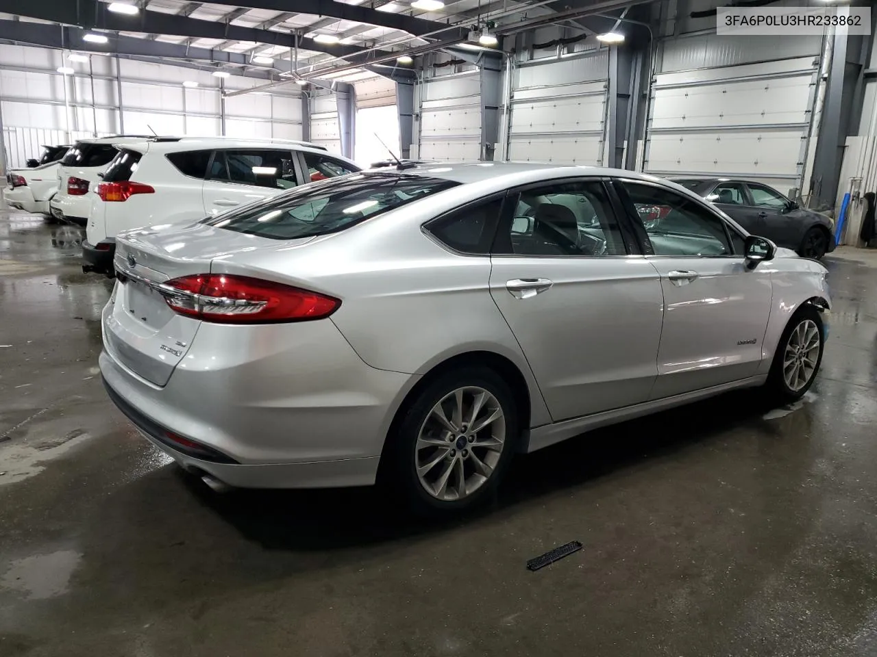 2017 Ford Fusion Se Hybrid VIN: 3FA6P0LU3HR233862 Lot: 77808464