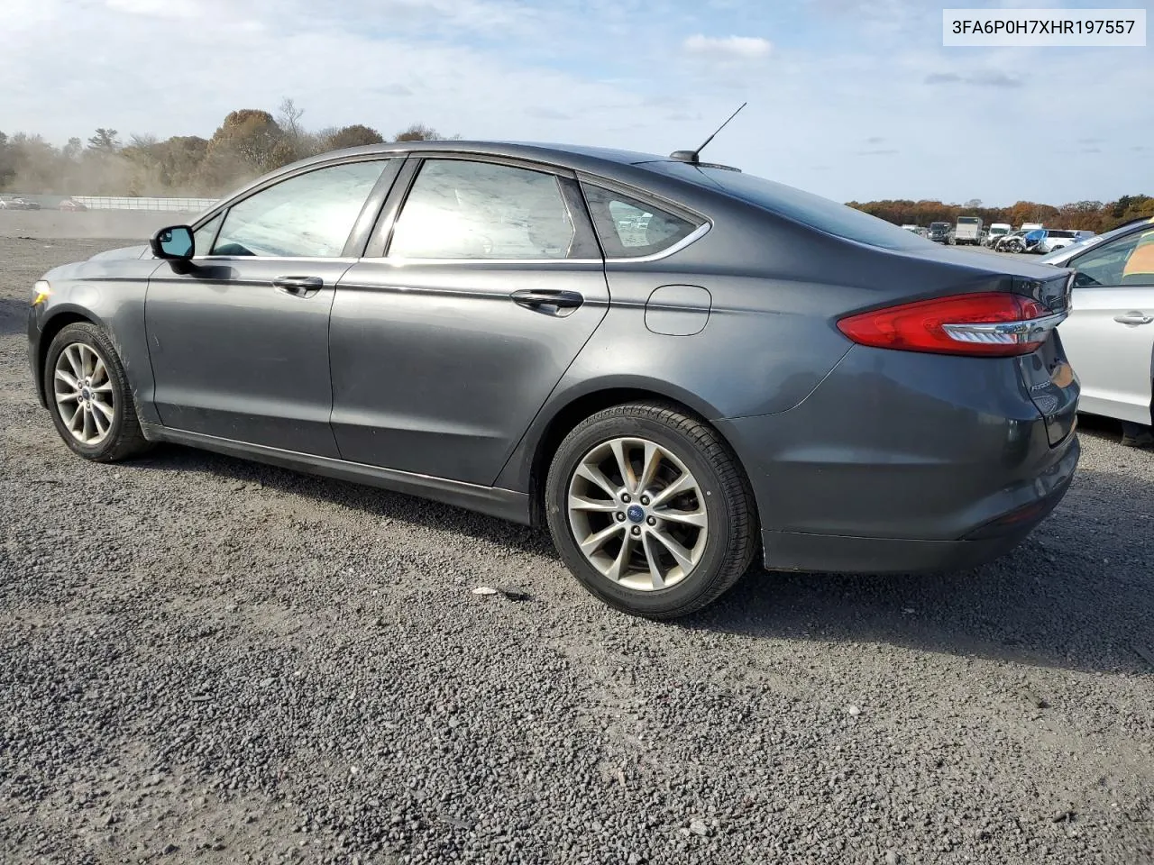 2017 Ford Fusion Se VIN: 3FA6P0H7XHR197557 Lot: 78142184