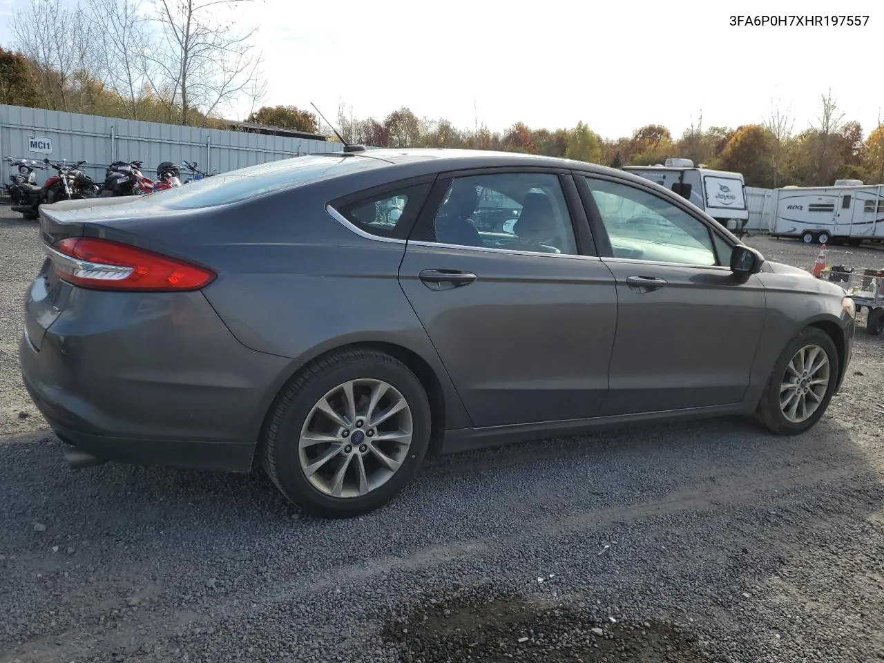 2017 Ford Fusion Se VIN: 3FA6P0H7XHR197557 Lot: 78142184