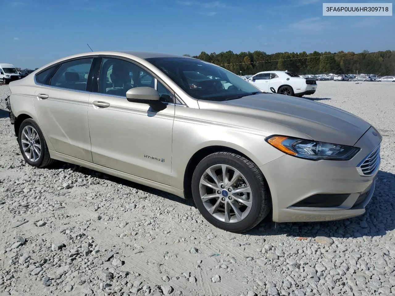 2017 Ford Fusion S Hybrid VIN: 3FA6P0UU6HR309718 Lot: 78234974