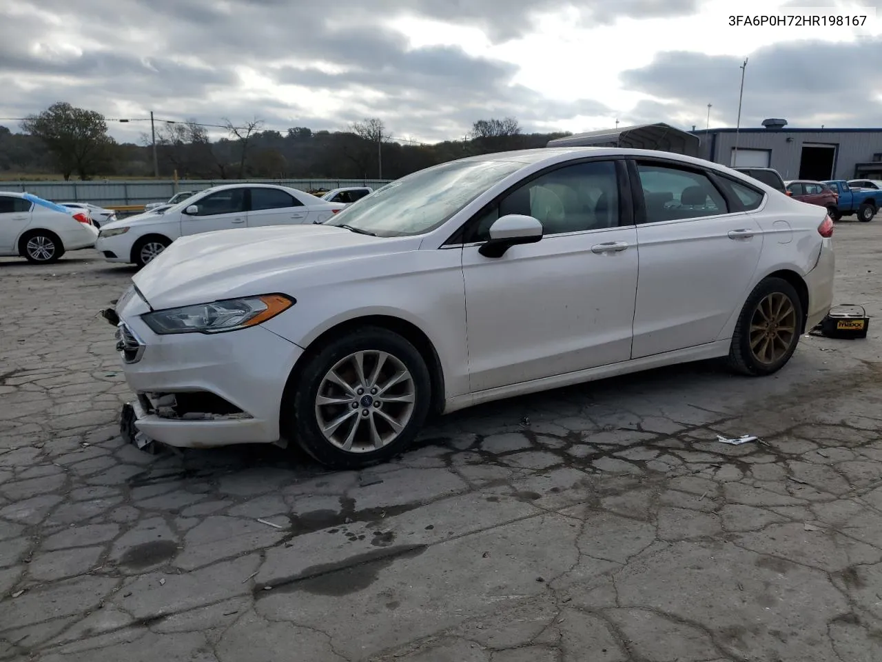 2017 Ford Fusion Se VIN: 3FA6P0H72HR198167 Lot: 78275254